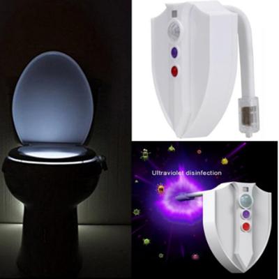 Toiletten-Umgebungslicht mit Infrarot-Bewegungssensor, automatisches Ein-/Ausschalten, flimmerfreier Toilettensitz, RGB-Lampe, Raumdekoration