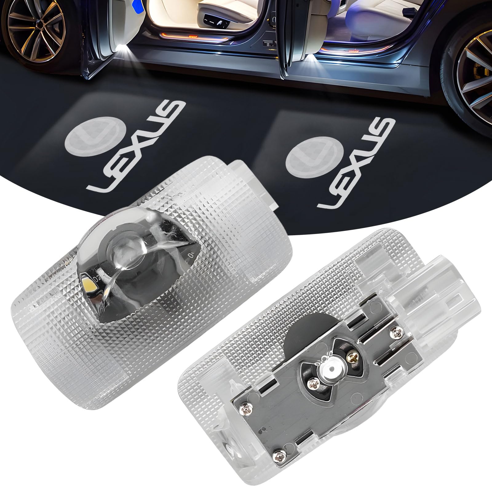 

Автомобильная лампа подсветки, Приветственная лампа двери, Аксессуары, Совместима с Lexus RX IS, UX Applicable to Lexus