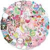50 Cute Cartoon Cute Axolotl Notes Luggage Water Cup Skateboard Doodle Decorative Stickers