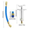 AC-Ölinjektorwerkzeug Fahrzeugkältemaschinenölbefüller Druckbeständiger Kältemittelinjektor für Wohnmobile, Automobile, LKW