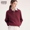 Teenie Weenie Bear Women's Half-Zip Pullover Sweatshirt