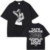 Singer Tate Mcrae T8 Graphic T Shirts Men Women Fashion Vintage Trend Tshirt Summer Male Casual Oversized Crewneck Short Sleeve