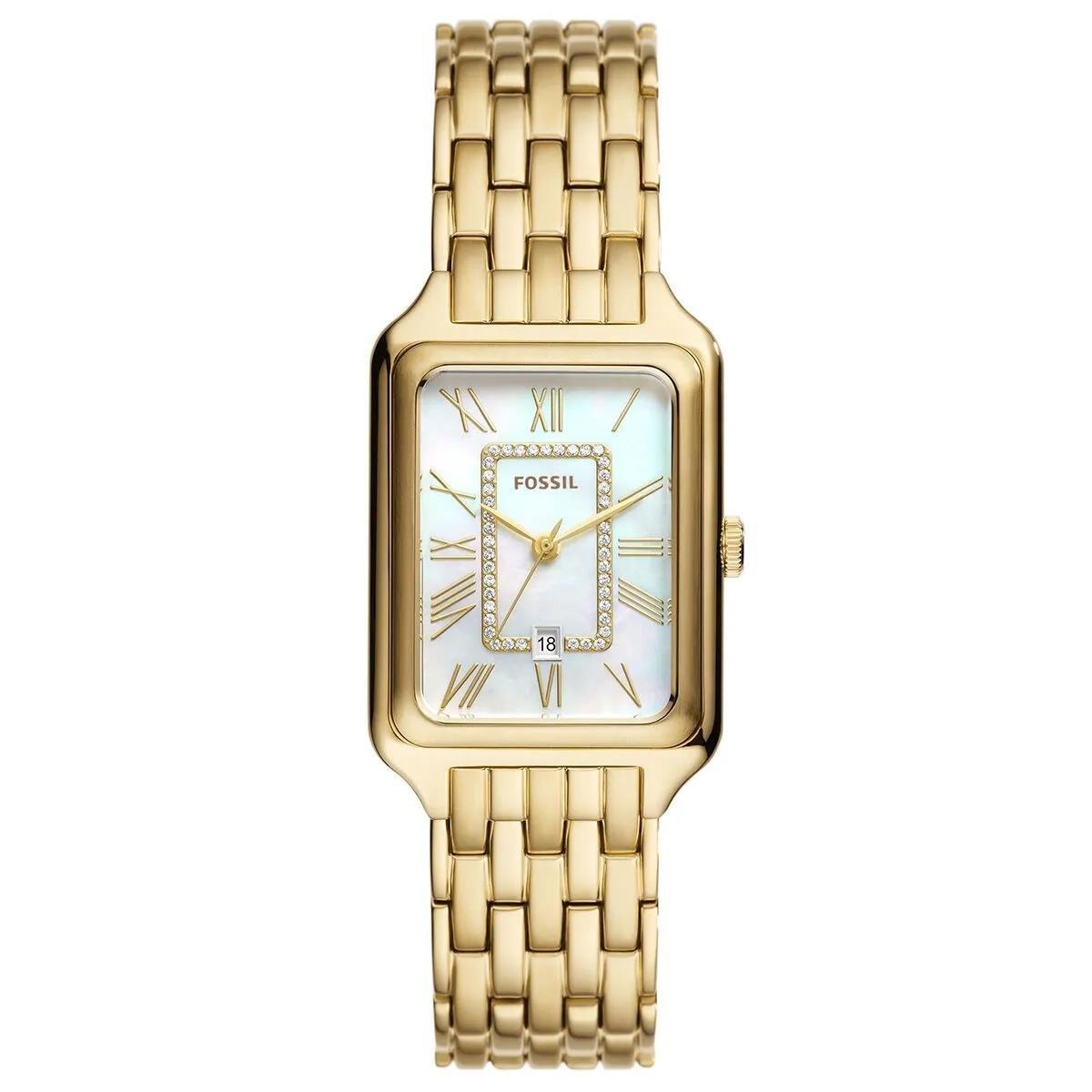 Fossil Raquel Rectangular Watch Stainless Steel