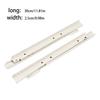 1 Pair Drawer Slide Portable Removable Smooth Anti-corrosive Nylon Roller Replacement Wardrobe Track Rail Slides
