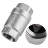 Check Valve,In-line Check Valve 3/4" Female Thread In-line Spring Check Valve Stainless Steel Vertical Valve WOG 1000