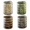 Clear Spinning Jewelry Box With Multiple Layer Compartments for Earring Ring Storage and Apartment Decoration