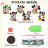 6Pcs Mickey Minnie Series Diamond Art Fridge Magnet Diamond Painting Refrigerator Magnet Diamond Painting Fridge Magnet for Adults Beginners