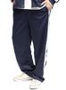 One Colors Men's Plus Size Tracksuit Set, Top and Bottoms, Navy and White, Size 3L