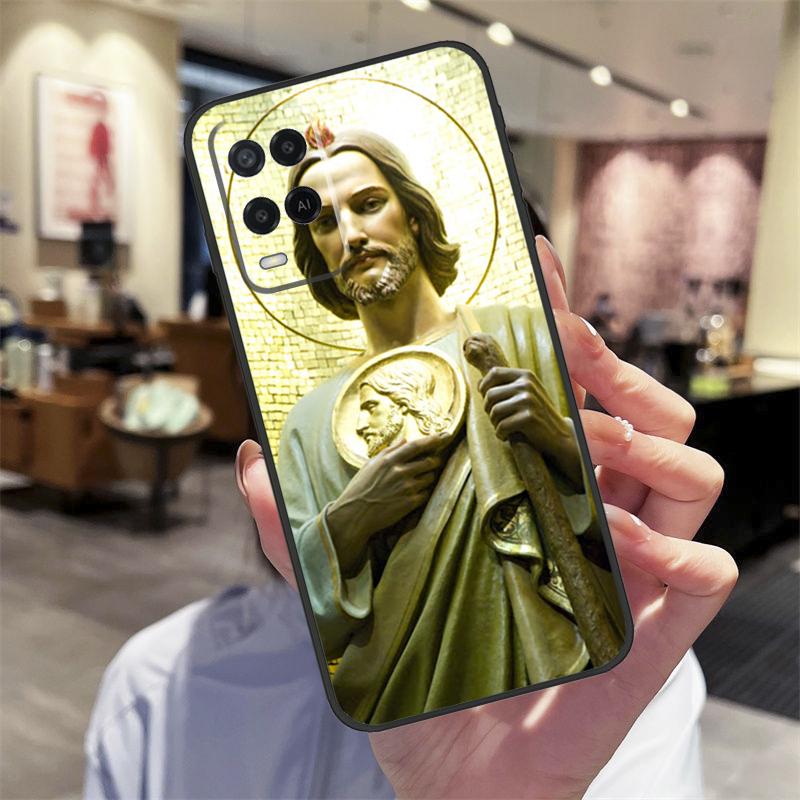 San Judas Case For Oppo A78 A98 A79 A18 A38 A58 A40 A60 A80 A16 A76 A96 A15 A74 A94 A54 A17 A77 Cover