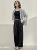 AVANT-G Summer Wide Banding Pants - Black