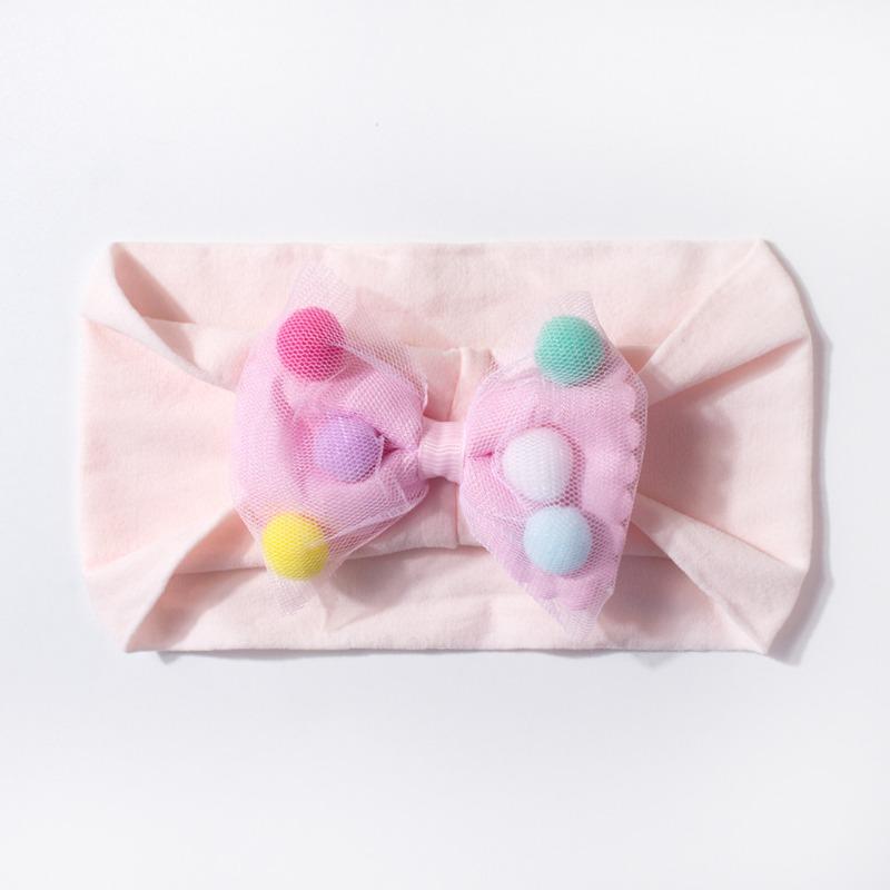 New Baby Headscarf Combination, Cute Baby Soft Bow Flower Headband, Children's Accessories