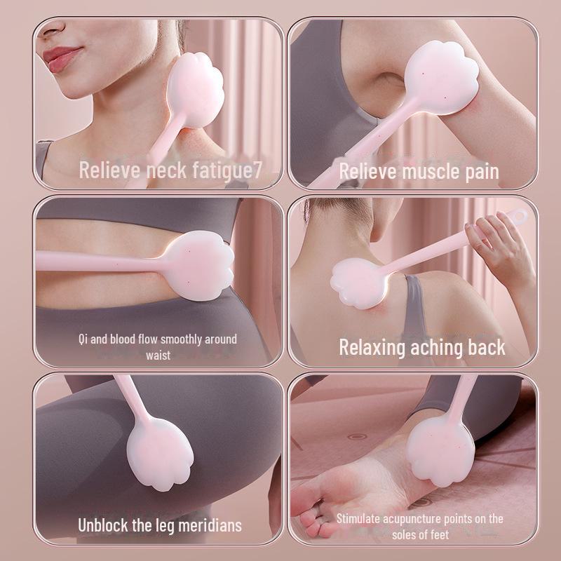 Tezewa Silikon-Massagebrett für Ganzkörper-, Nacken- und Schulter-Meridiantherapie