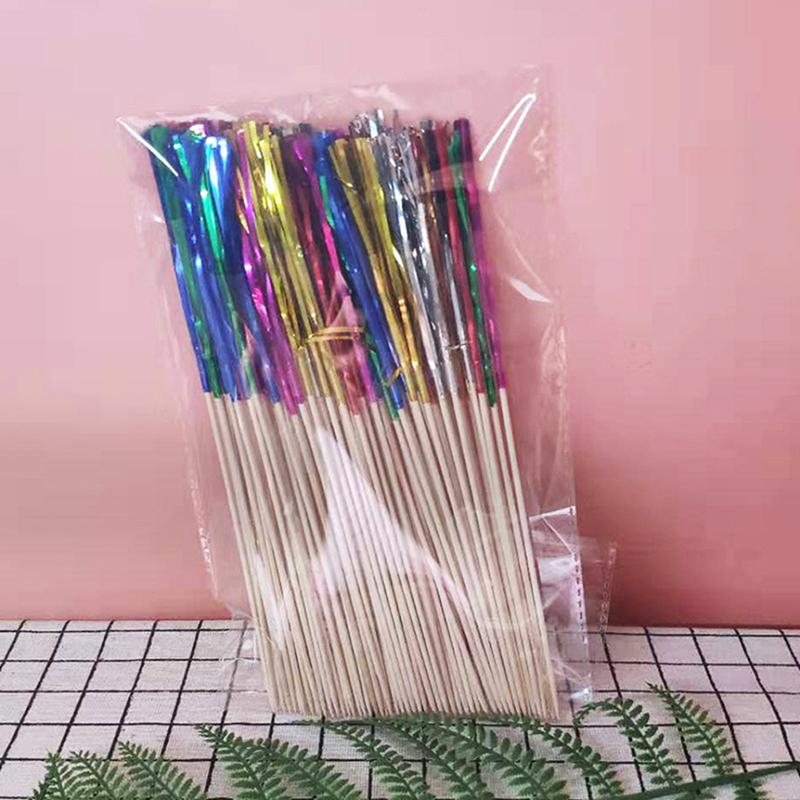 100Pcs Firework Cocktail Picks Cupcake Toppers Drink Appetizer Toothpicks New
