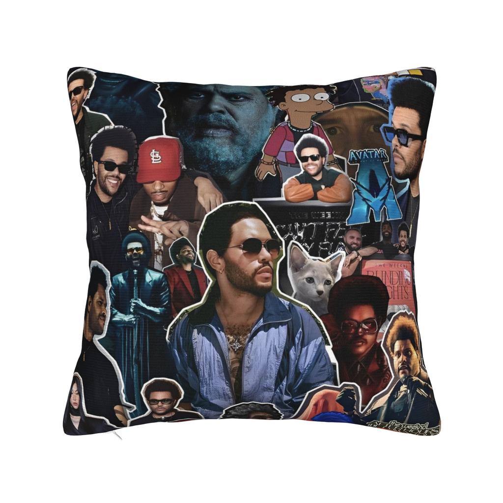 The Weeknd Pop Pillowcase Printing Fabric Cushion Cover Decoration Throw Pillow Case Cover Bed 18''