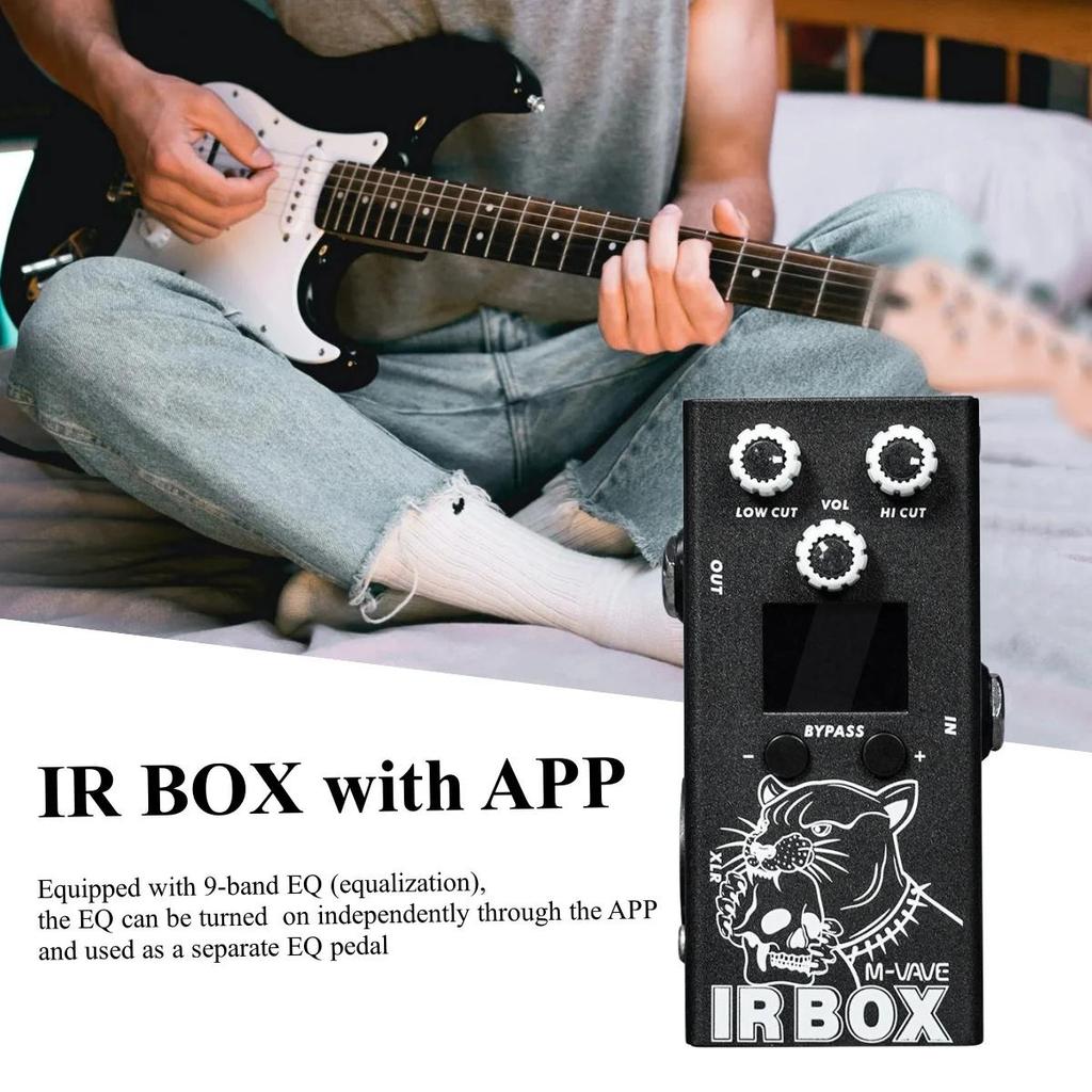 Guitar Pedal Effectr M-VAVE IR BOX Cabinet Simulator and IR Loader Support APP