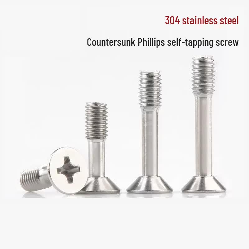 304 Stainless Steel Flat Head Phillips Captive Screws