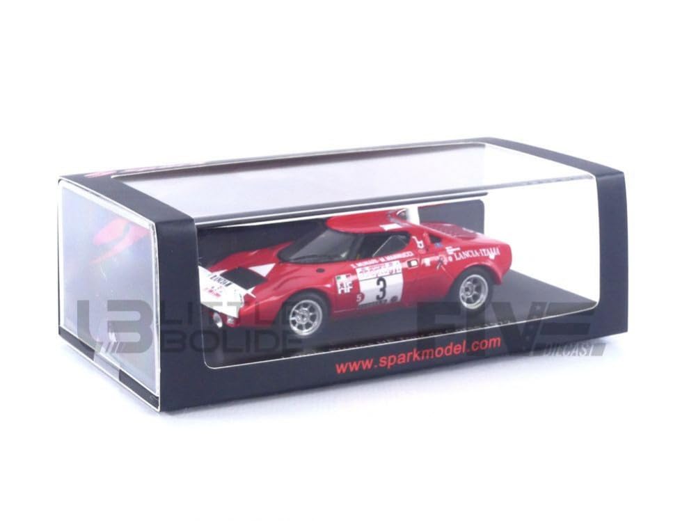 Spark Lancia Stratos HF 1972 Tour de Corse Rally Mannucci 1/43 #3 S. Munari/M.