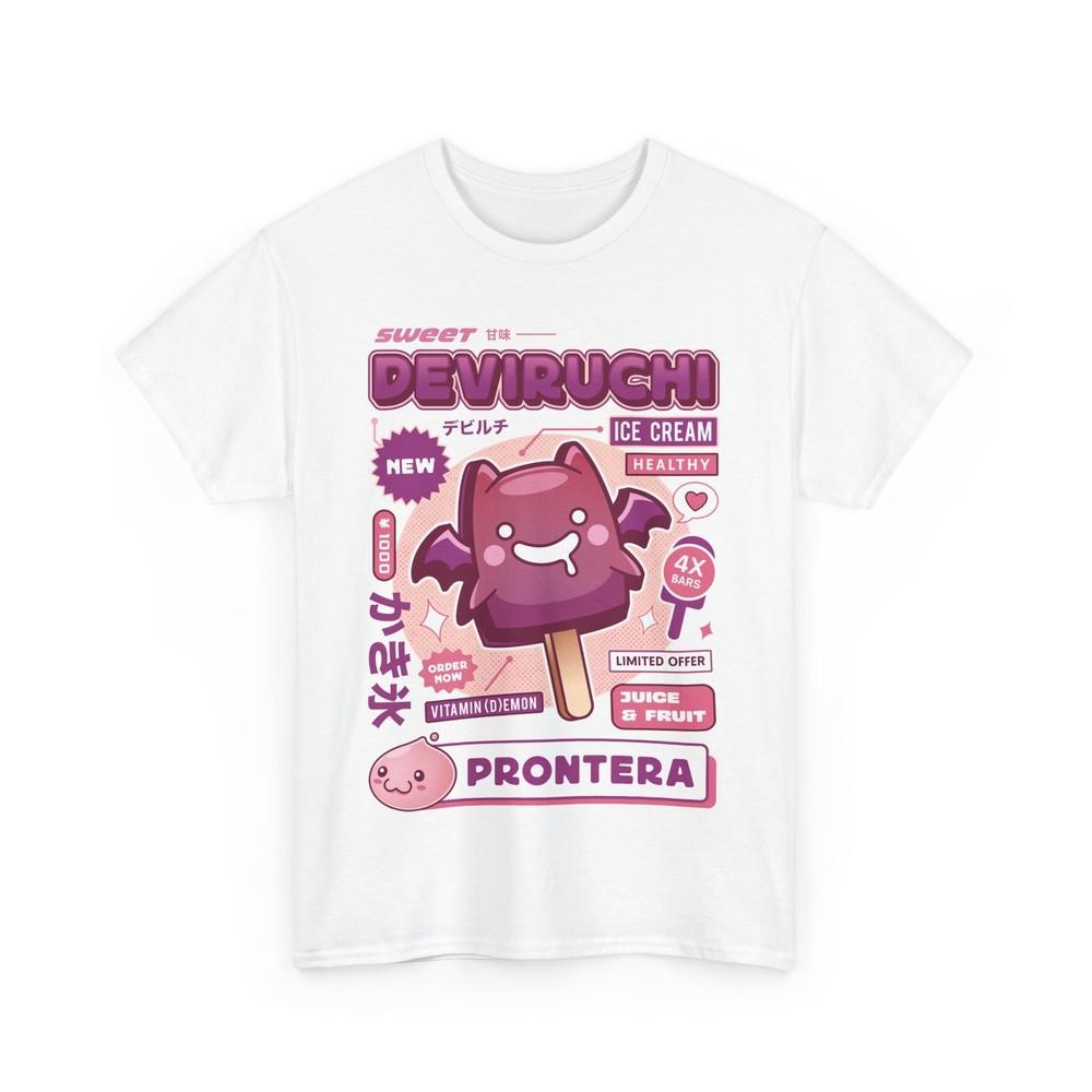 

Deviruchi Ice Cream Unisex T-Shirt. Ragnarok Online Video Game. Slime. Poring. 4XL