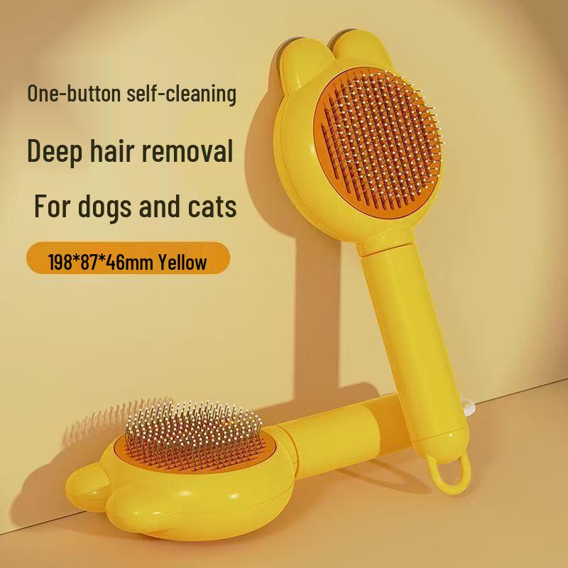 Kitten & Cat De-Shedding Comb for Short & Long Hair - Large Thinning Pet Grooming Tool