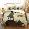 Fashion 3D FLCL Alternative Boys Bedroom Bedspread Single Twin Full Queen King Size Anime B Quilt Cover Pillowcaseed Sheet Set