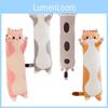 Adorable Long Cat Plush Toy Soft Stuffed Kitten Pillow Perfect For Kids Sleeping Comfort