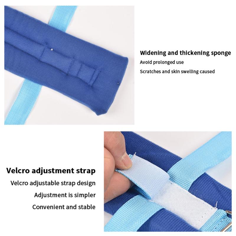 1Pcs Limb Restraint Strap Breathable Patients Hand Feet Fixer Limb Fixed Strap Belt For Elderly Hospital Mental Patient