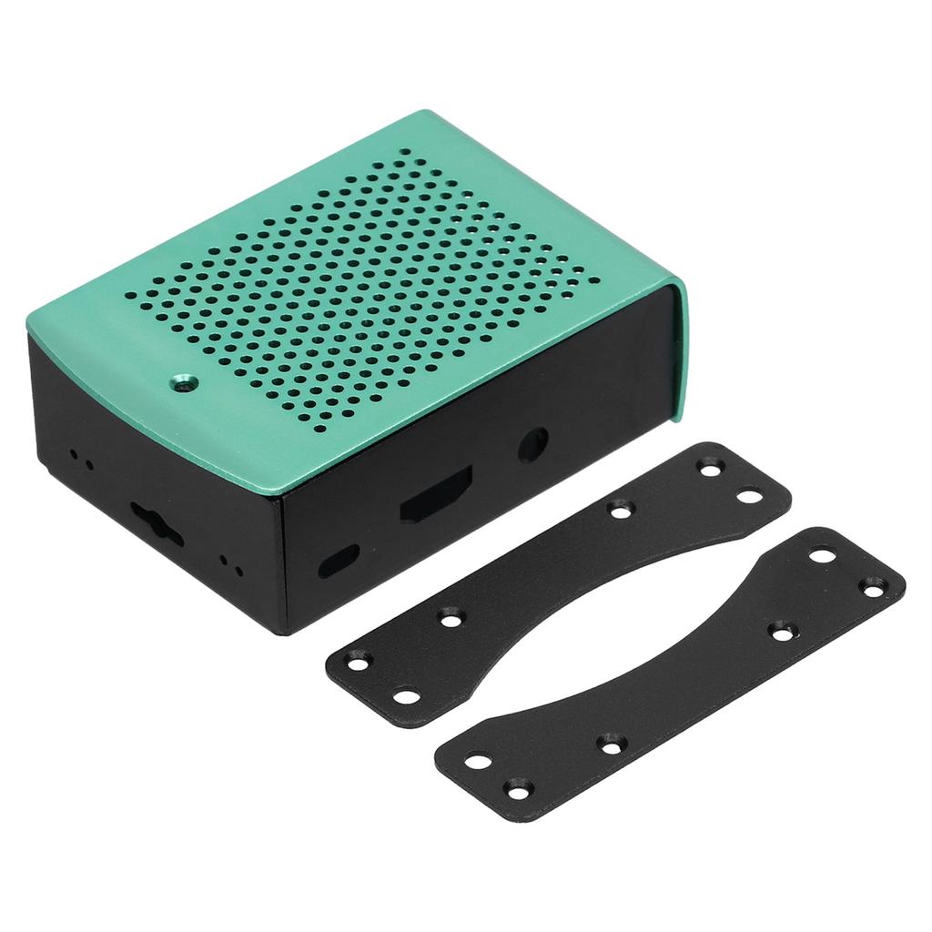Heat Dissipation Enclosure Aluminum Alloy Protective Case with Fan for Raspberry Pi 2 3 B B+