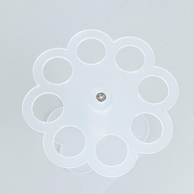 1Pcs 8 Holes Acrylic Ice Cream Cone Stand Holder Transparent/Chip Cone Holder