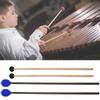 4 Pcs Marimba Mallet Yarn and Rubber Head Maple Wood Percussion Mallet for Marimba