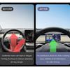 For Tesla Model 3/Y Car Steering Wheel Rear Mobile Phone Stand Car Navigation Stand Silicone Glasses Tray Sunglasses Stand