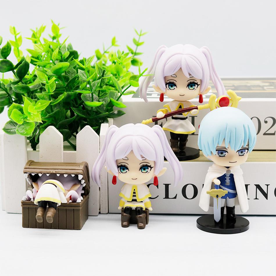 10CM 8 Stück/1Set Sousou no Frieren Figur Frieren Modell Spielzeug Stark Action Figur Fern Himmel Set Puppe PVC Schreibtisch Ornamente