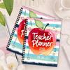 Teacher's Record Book Reading Plan, Teacher's Monthly Plan, Red Teacher's Plan Notebook