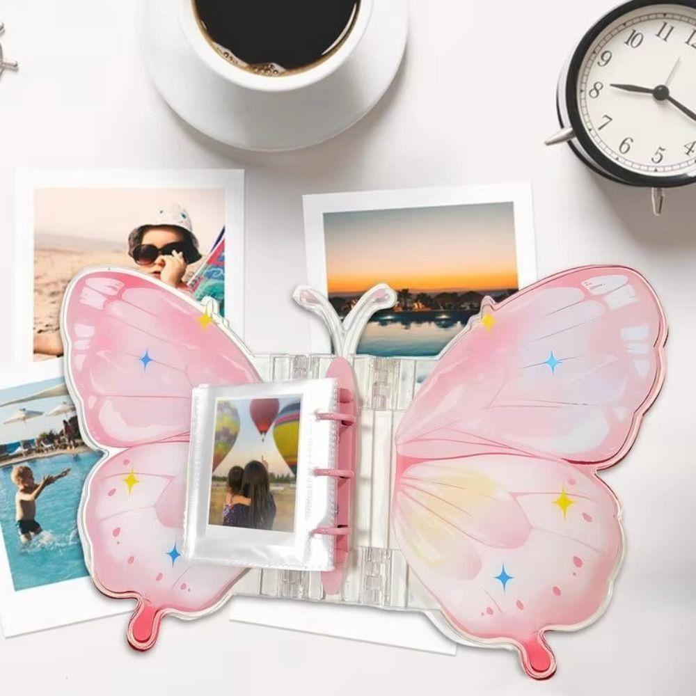 Acrylic Binder Cards Protector DIY Loose-leaf Photo Album Star-chasing Storage Album  Birthday