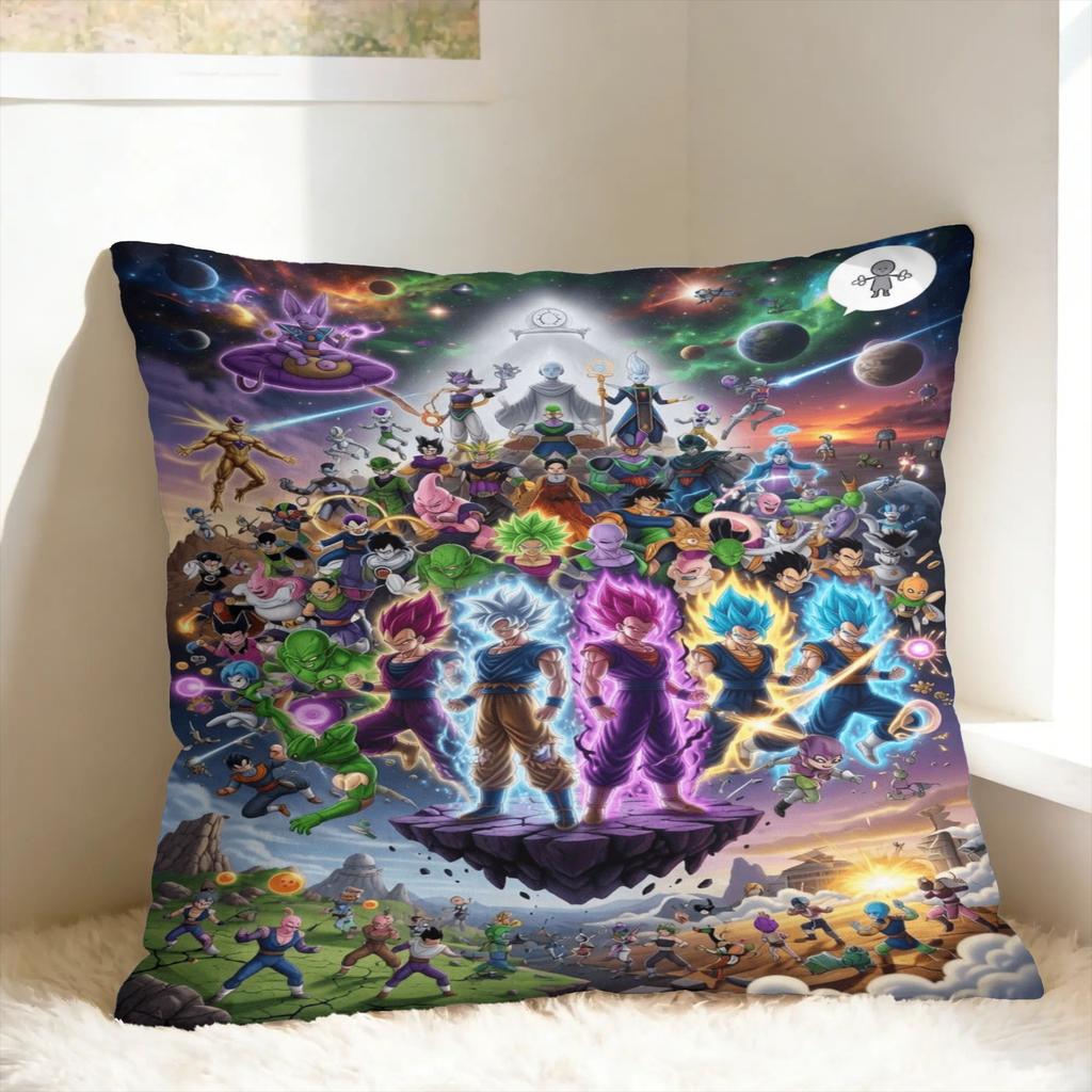 D-Dragon Anime Pillow Case Comfy Pillow Cover For Sofa Home Decor Funny Cushion Cover