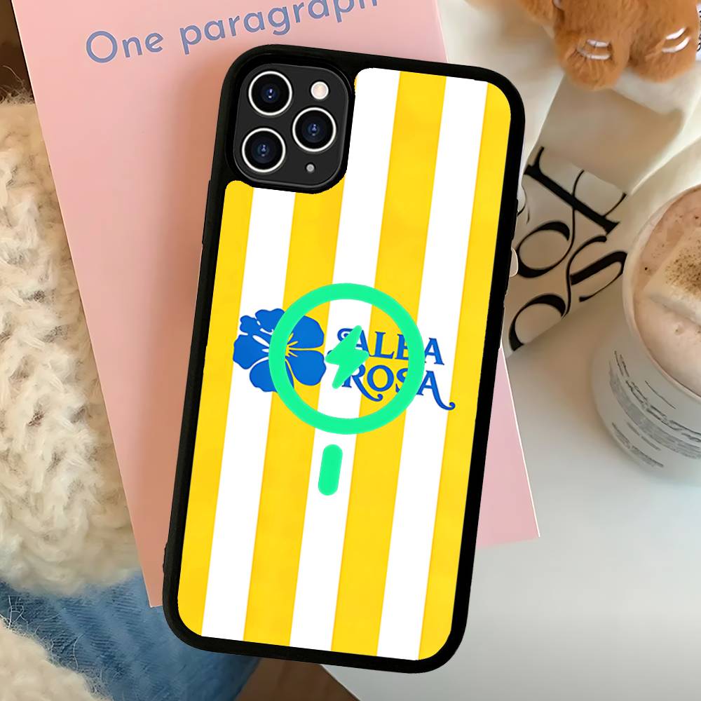 

Fashion A-ALBA R-ROSA For Magsafe Magnetic Case For IPhone 17 Air 16 15 14 13 12 11 Pro Max Plus Wireless Charging iPhone 13pro max