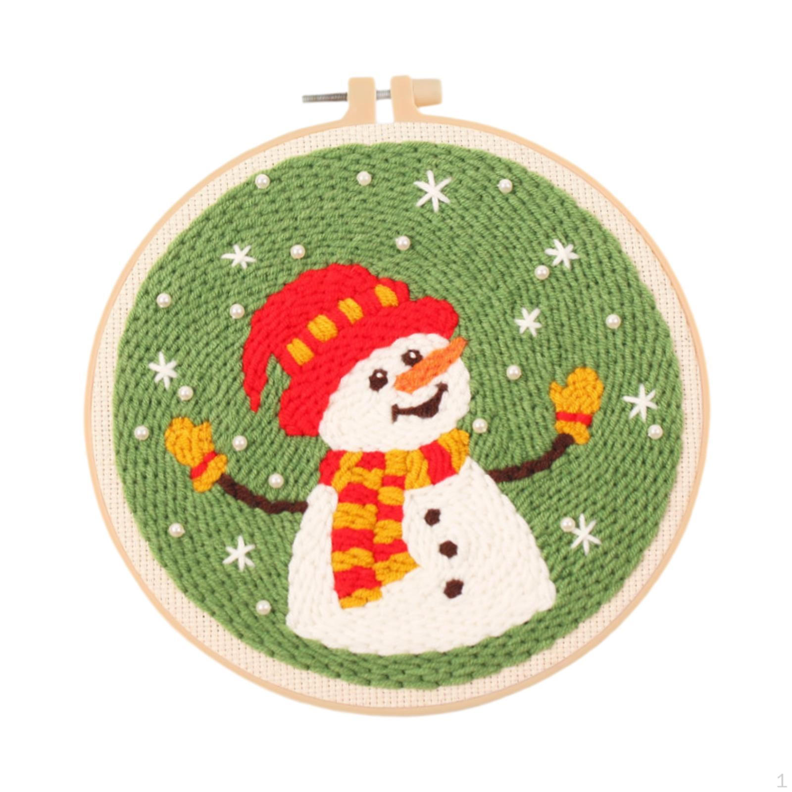 

Набір для вишивання для початківців до Різдва з візерунками Snowman