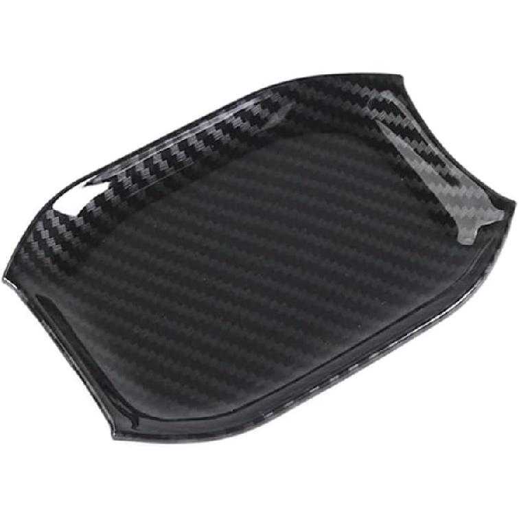 ABS Exterior Door Handle Bowl Trim Compatible with Jeep Wrangler JL JLU Gladiator JT 2018-2023 (5pcs/Set, Carbon Fiber Grain)