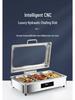Stainless Steel Electric Buffet Chafing Dish - Smart Self-Service Warmer with Transparent Insulation for Hotel Breakfasts