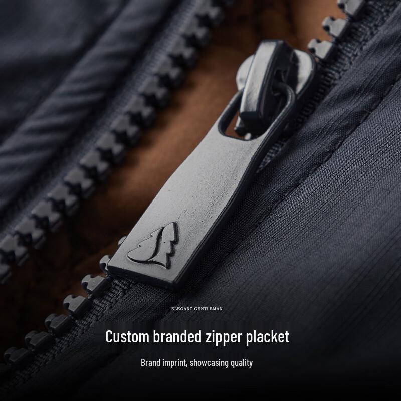 Shanshan Men's Business Casual Padded Baseball Jacket