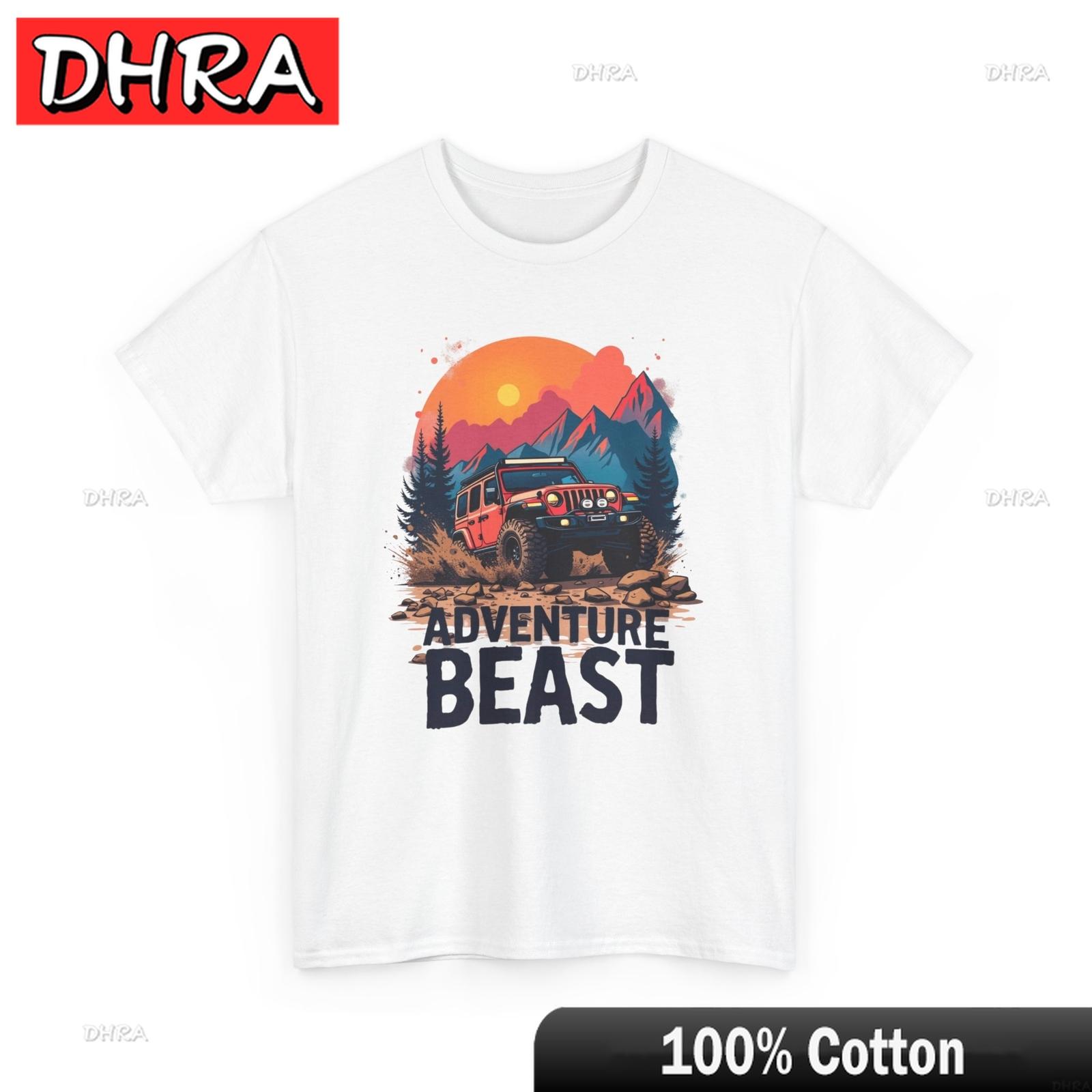 Mountain Lover T-Shirt Explore Nature Tee Car on Mountain Tops T-shirt Hip Hop Trendy Tshirts Urban Male Classic Unique Shirt S разноцветный