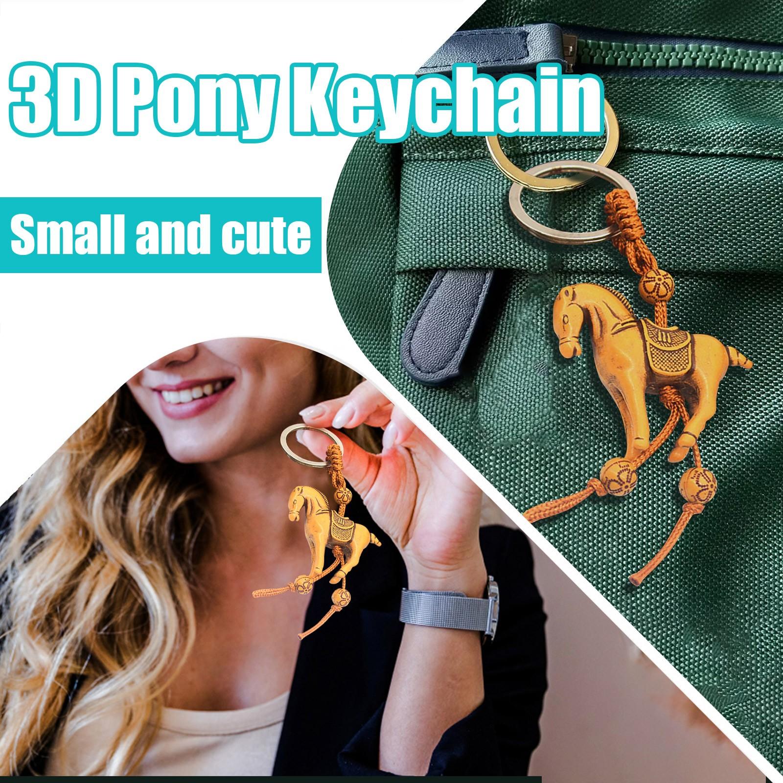 Интересный пластиковый брелок, трехмерный брелок с животными One Size