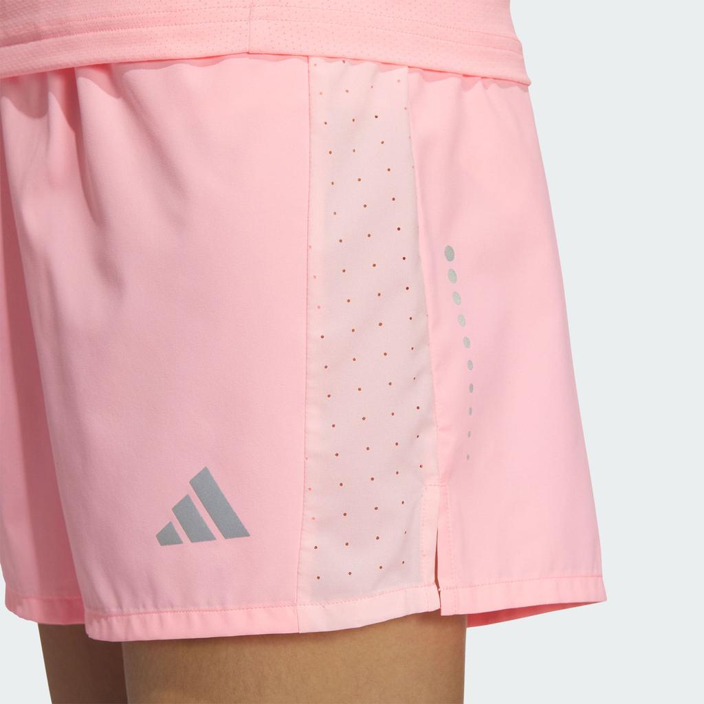 adidas Ess Rn Short Solid Color Elastic Waist Running Sports Shorts Women Shorts Pink JV6931