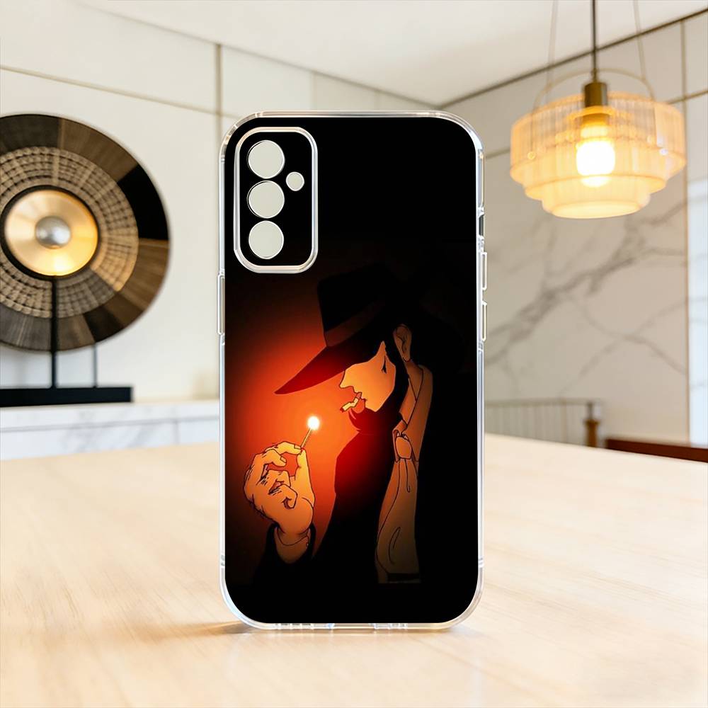 Lupin the Third Daisuke Jigen  Phone Case Transparent Silicone Soft For SamsungA10,12,20,21S,30,31,40,50,51,52,70,71