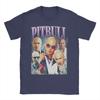 Lustiges Pitbull Rapper T-Shirt für Männer Frauen Rundhals Baumwolle T-Shirt Mr Worldwide Kurzarm T-Shirt Geburtstagsgeschenk Kleidung