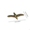 Brass Bird Statue Miniature Figurine Creative Vintage Design Tabletop Souvenir Ornament Tea Pet