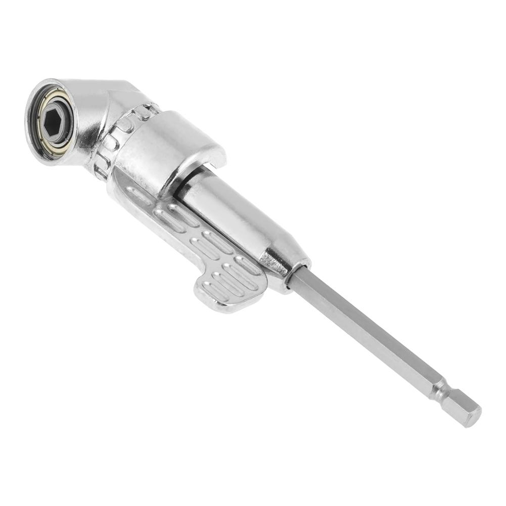 14" 105 Degree Angle Magnetic Hex Screwdriver Extension Drill Bit Socket Holder Adapter