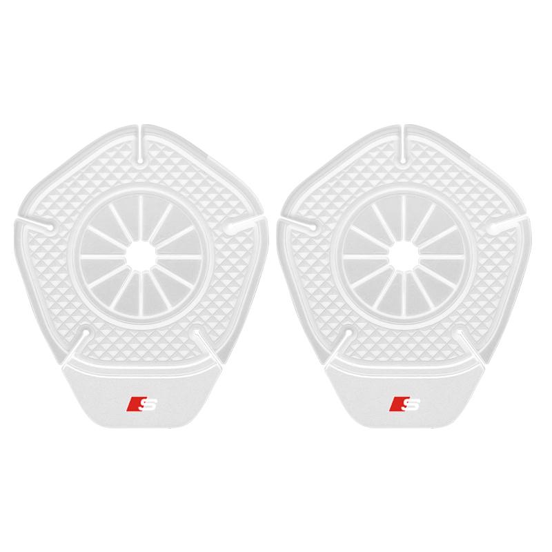 

2 шт. Защитный чехол для дворников автомобиля, эмблема дворника от пыли, автомобильный стайлинг для Audi A4L A6L A3 A4 TT Q3 Q5 Q7 A5 A7 S3 S4 S5 S6 S8 RS3 RS4 RS5 RS6 sline белый