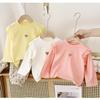Mädchen Langarmshirt Schlichtes Kinder Base T-Shirt Pullover