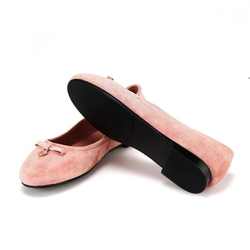 Barbara Lambskin Suede Ribbon Flat 1cm Bbh533pk