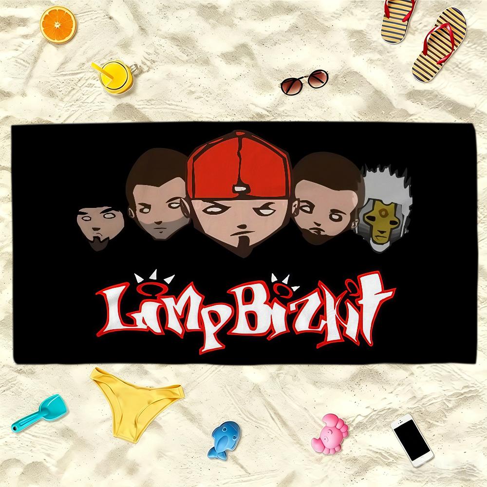 Band L-Limp Bizkit Towel Soft Lightweight Anti-Sand Large Beach Towel Quick-Drying Bath Sports Family